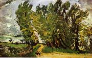 Chaim Soutine Windy Day in Auxerre oil on canvas